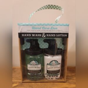 Vitamin C Infused Hand Wash & Hand Lotion Mason Jar Gift Set, Cucumber Melon